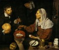 Anciana cazando huevos furtivamente Diego Velázquez
